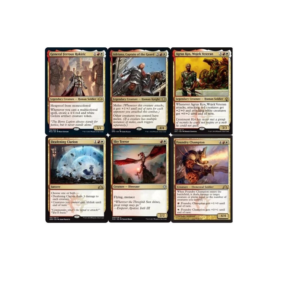 MTG Commander EDH Deck General Ferrous Rokiric 100 Cards Boros Golem Deck - NM